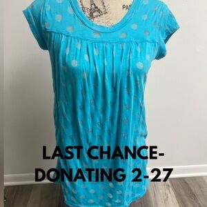 Y2k Short-sleeve Sheer Polka Dot Long Top/Dress!